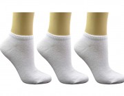 Meias Kit c/3 Selene Sport Sapatilha - Branco/Branco/Branco Atacado