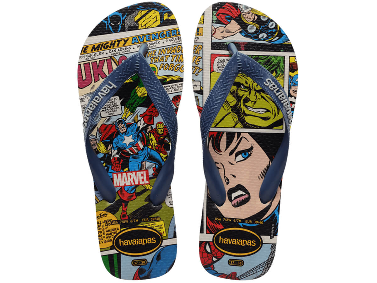 Chinelo Havaianas Top Marvel Classic 