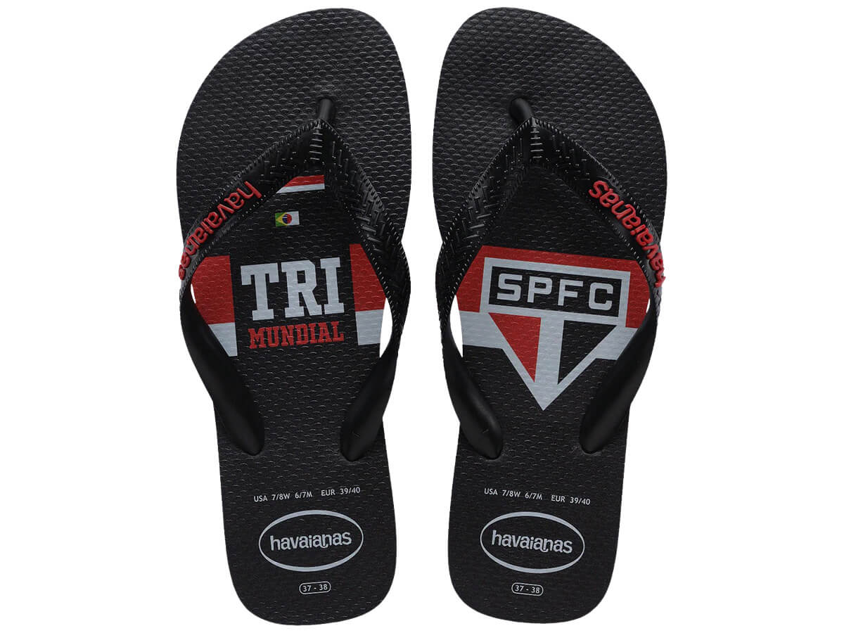Chinelo Havaianas Top Times São Paulo