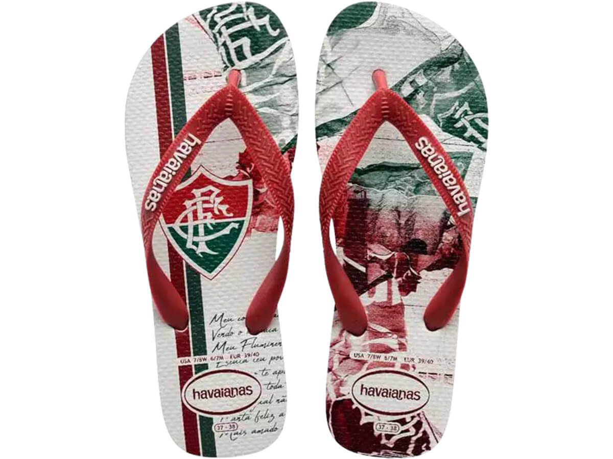 Chinelo Havaianas Top Times Fluminense