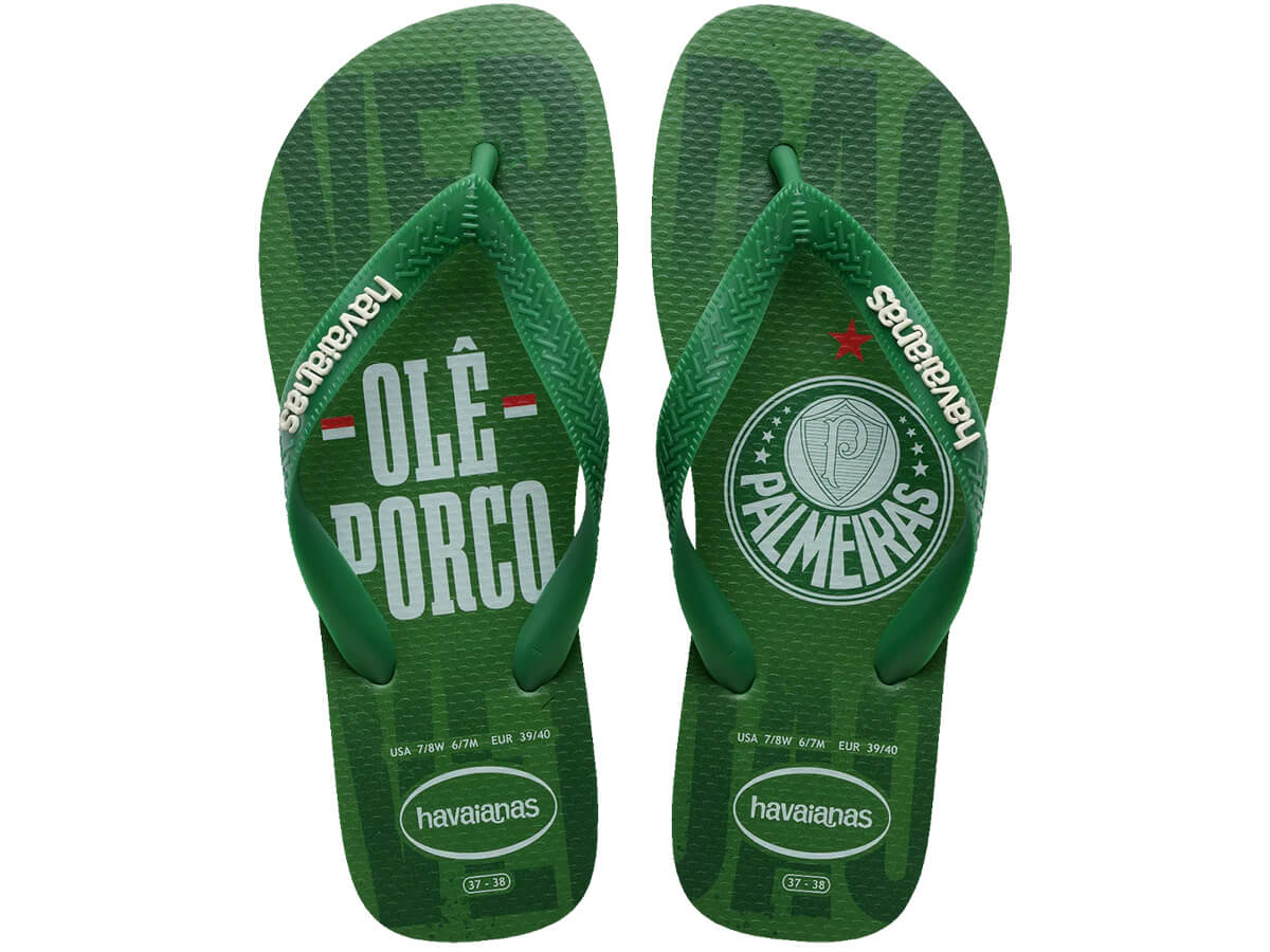 Chinelo Havaianas Top Times Palmeiras