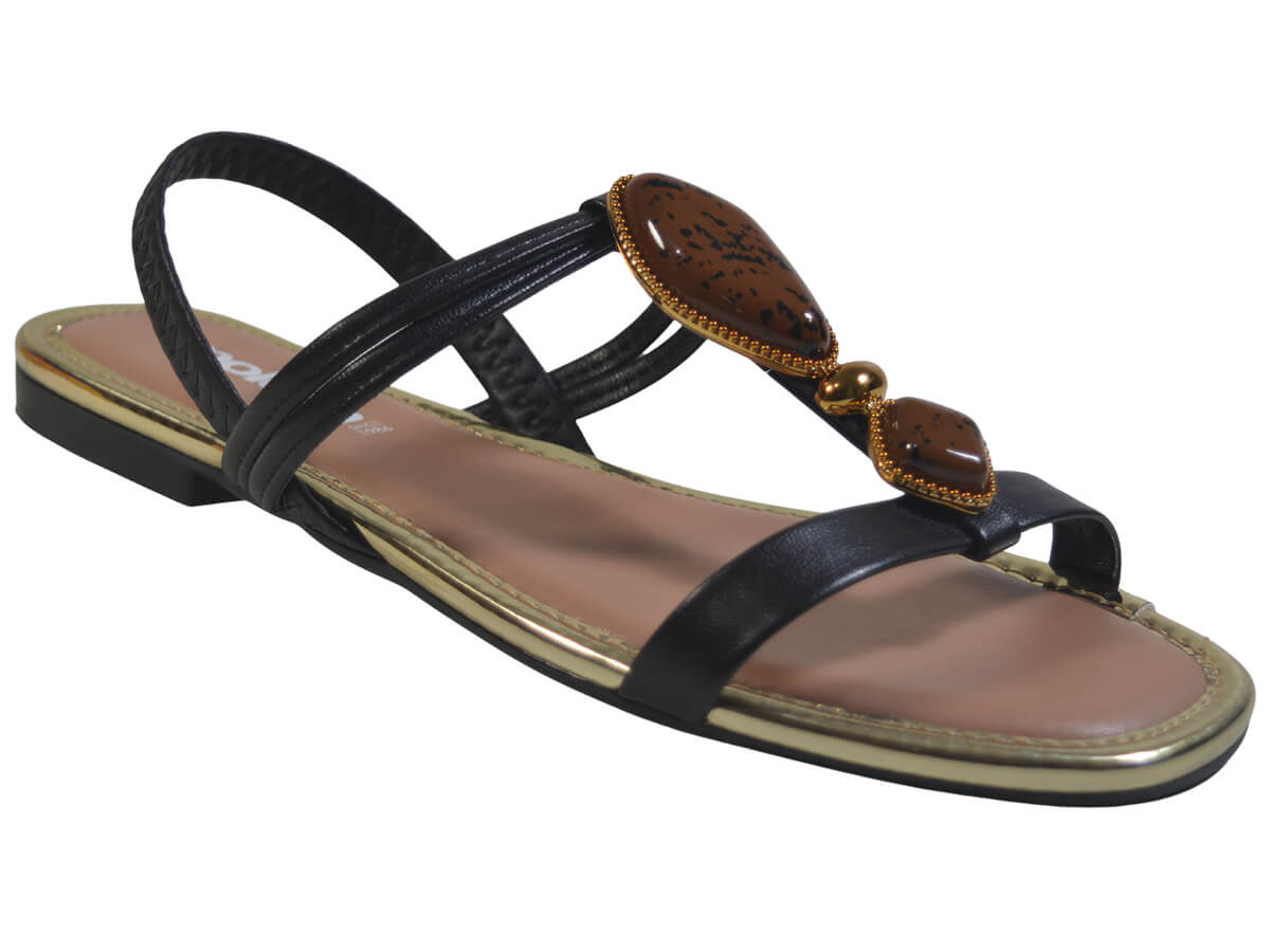 Sandália Rasteira Beira Rio Moleca