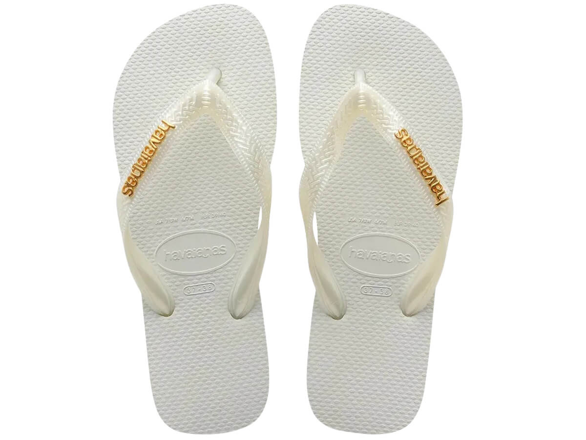 Chinelo Havaianas Top Logo Metalic