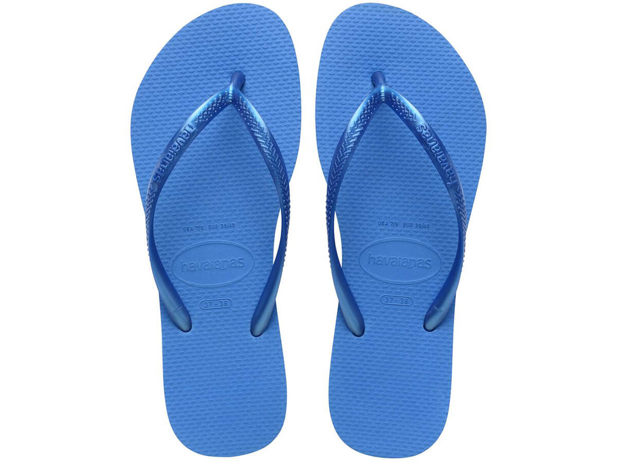Chinelo Havaianas Slim Azul Brilhante