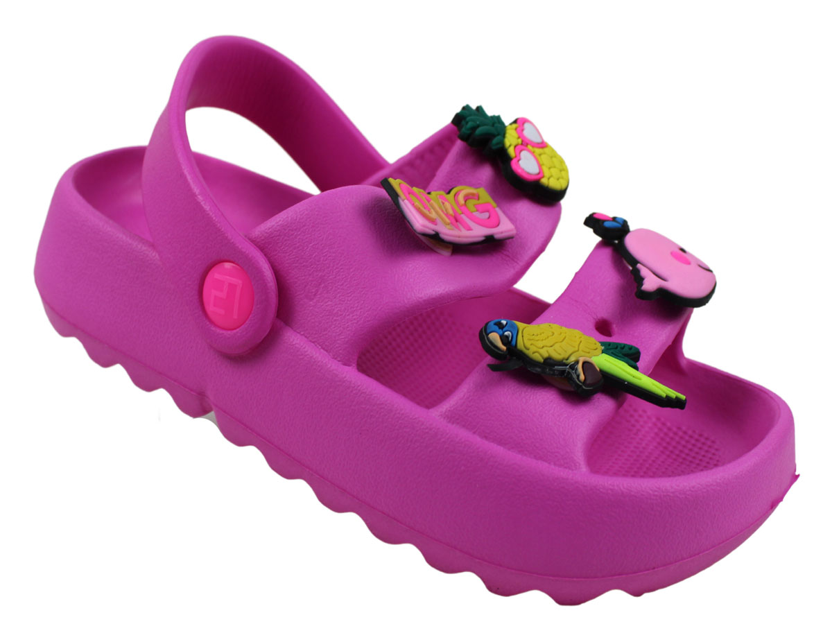 Croc Fusta Aberto Infantil