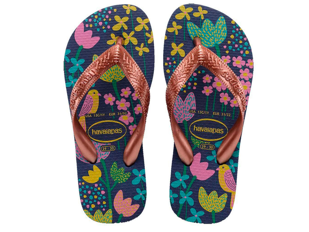 Chinelo Infantil Havaianas Kids Flores