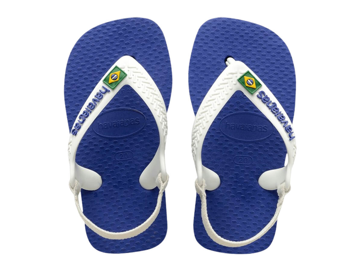 Chinelo Havaianas Baby Brasil Logo