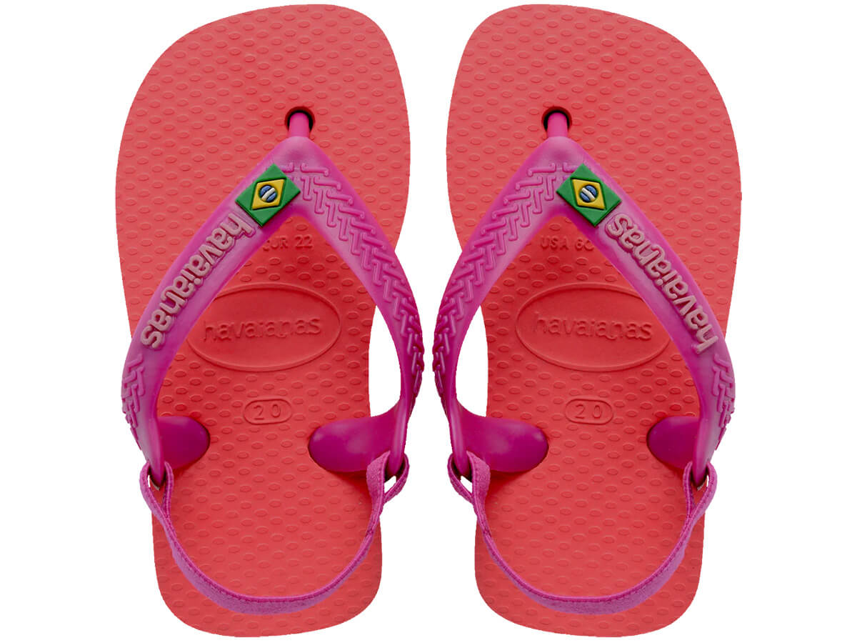 Chinelo Havaianas Baby Brasil Logo