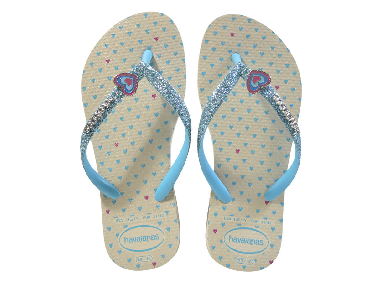 Chinelo Infantil Havaianas Kids Slim Glitter
