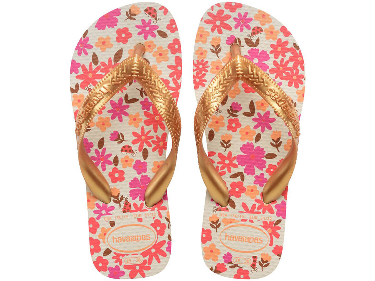 Chinelo Infantil Havaianas Kids Flores 