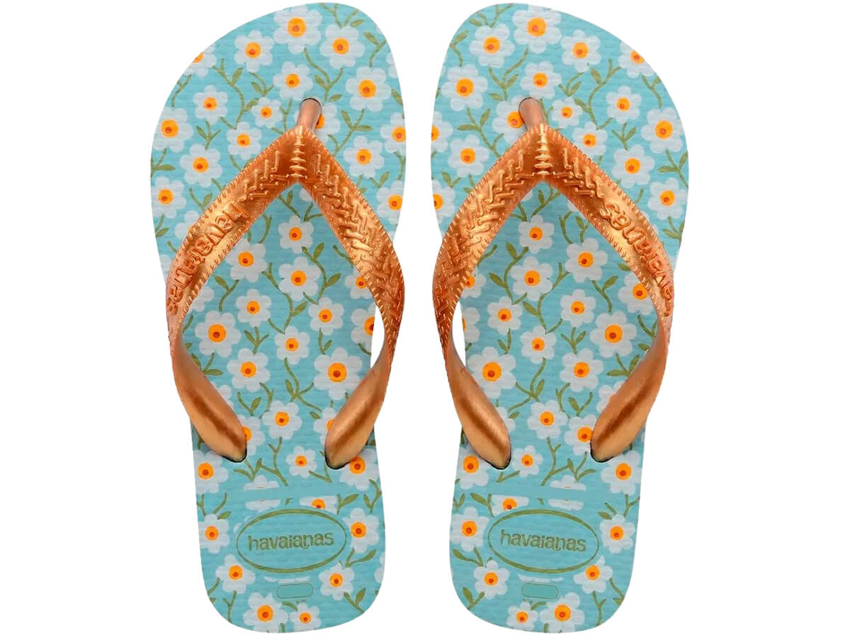 Chinelo Infantil Havaianas Kids Flores