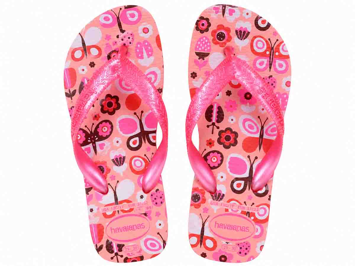 Chinelo Infantil Havaianas Kids Flores