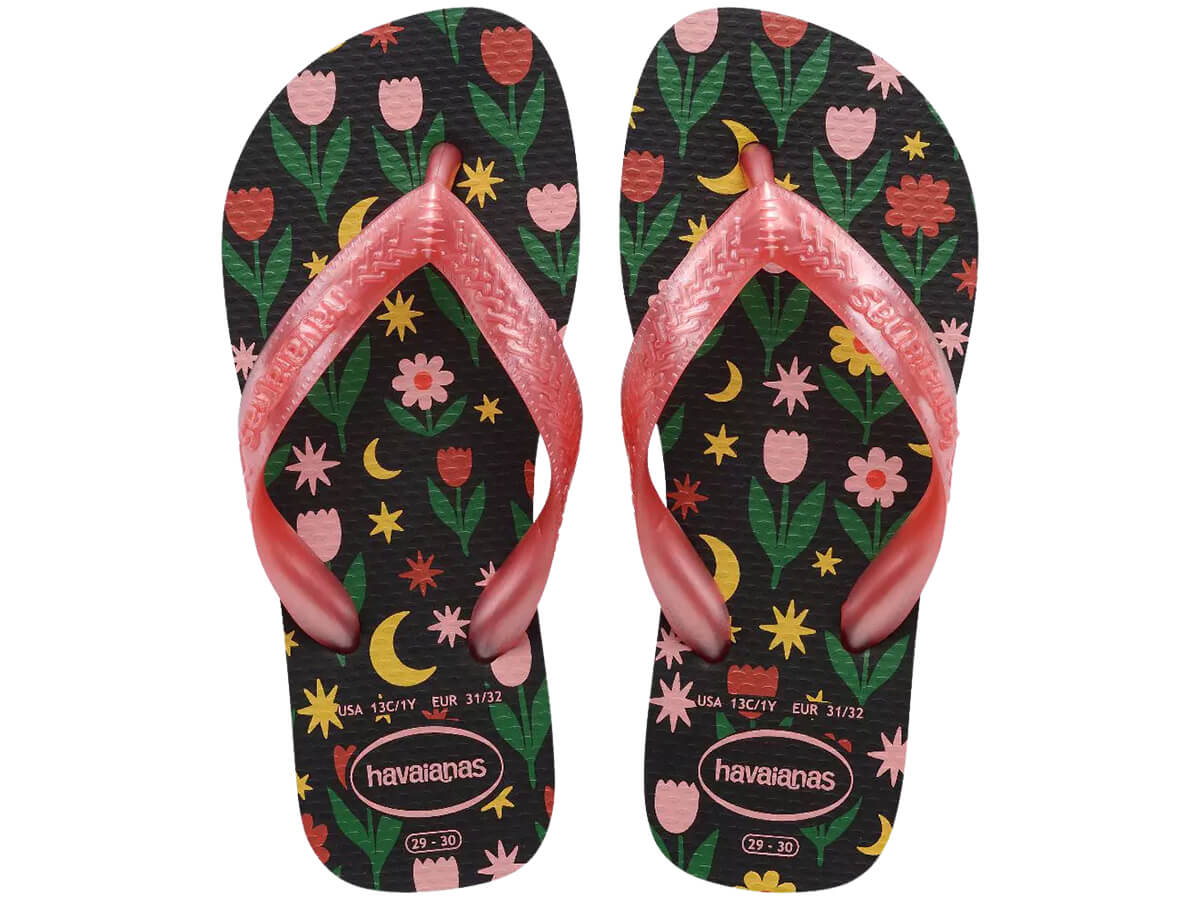 Chinelo Infantil Havaianas Kids Flores
