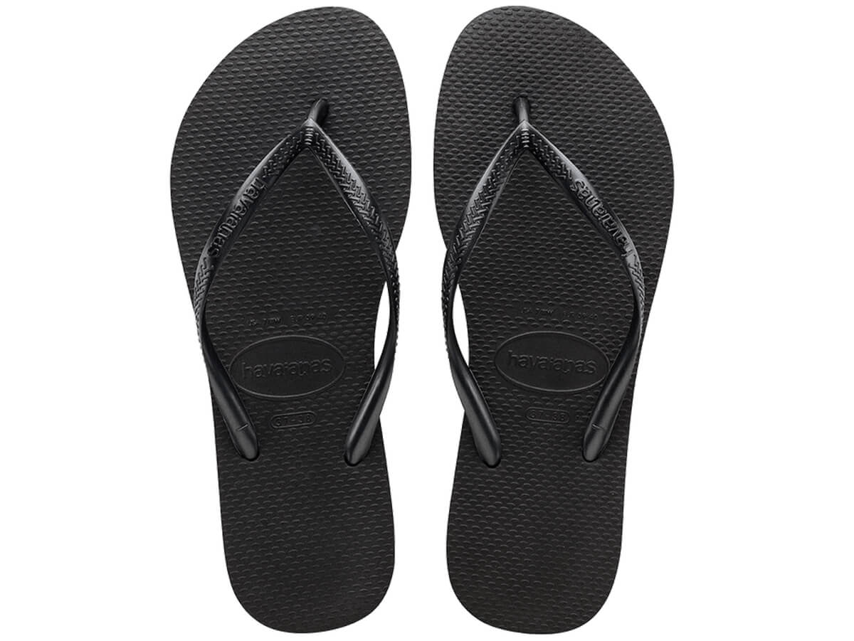 Chinelo Infantil Havaianas Kids Slim Preto
